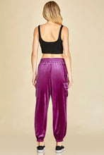Load image into Gallery viewer, VELVET CARGO JOGGER PANTS
