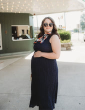 Load image into Gallery viewer, Shirred Elastic Waist Midi Skirt
