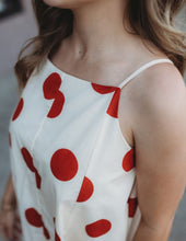 Load image into Gallery viewer, Big Polka Dot Printed Back Strap Bow Tie
