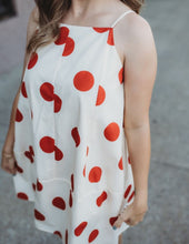 Load image into Gallery viewer, Big Polka Dot Printed Back Strap Bow Tie

