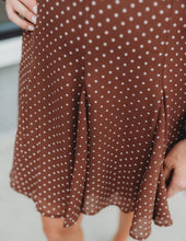 Load image into Gallery viewer, Polka Dot Flared Mini Dress
