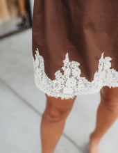 Load image into Gallery viewer, Lace Accent Shift Dress
