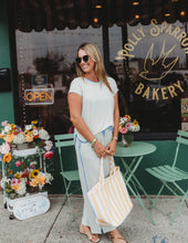 Load image into Gallery viewer, Striped Terry Tote Bag
