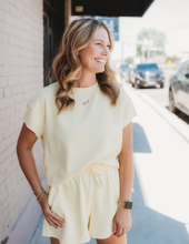 Load image into Gallery viewer, Luxe Sand Wash Rib Classic Tee Set

