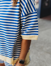 Load image into Gallery viewer, Oversized Stripe Casual Knit Top (part of a set)
