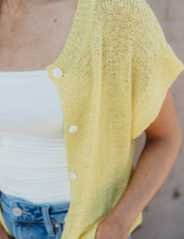 Load image into Gallery viewer, Button Down Solid Knit Summer Sweater To
