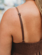 Load image into Gallery viewer, Pintuck Detail Spaghetti Strap Midi Sund
