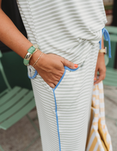 Load image into Gallery viewer, Melody Green Stripe PJ Set
