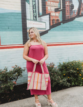 Load image into Gallery viewer, Tie-back Midi Dress
