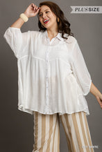 Load image into Gallery viewer, Collar Button Down High Low Tunic Dress
