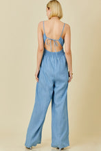 Load image into Gallery viewer, Floral Embroidered V-Neck Jumpsuit
