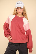 Load image into Gallery viewer, PLUS Color Block Raglan Sleeve
