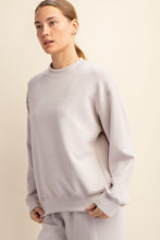 Load image into Gallery viewer, MODAL POLY SPAN SCUBA MOCK NECK PULLOVER
