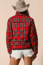 Load image into Gallery viewer, VINTAGE CHRISTMAS PLAID QUILTING JACKET
