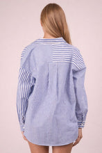 Load image into Gallery viewer, Striped Oversized Comfy Shirt Top &amp; Short SET
