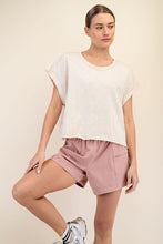 Load image into Gallery viewer, Cotton Slub Open Back Top

