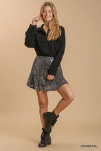 Load image into Gallery viewer, Sequin Elastic Waistband Skirt with Lini
