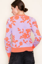 Load image into Gallery viewer, Floral Prints Crew Neck Pullover Sweater
