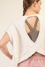 Load image into Gallery viewer, Cotton Slub Open Back Top
