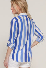 Load image into Gallery viewer, Long Slv Wide Stripe Woven Shirt
