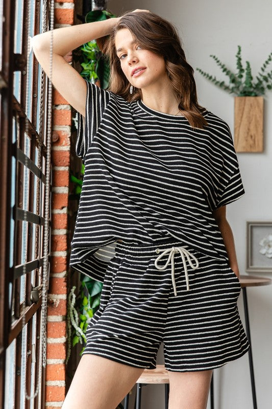 Stripe Knit Top (part of a set)