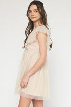 Load image into Gallery viewer, Gingham print v-neck mini dress
