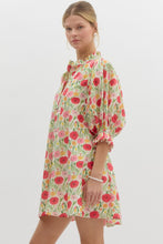 Load image into Gallery viewer, Poppy Print Mini Dress
