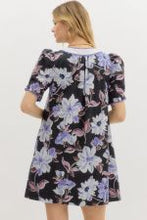 Load image into Gallery viewer, Floral print structured shoulder short s
