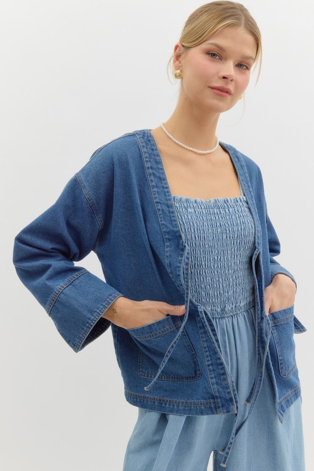 JENNY RIBBON CUFFS JACKET Bibiy. トップスの通販 by shop｜ラクマ