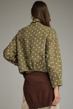 Load image into Gallery viewer, Polka Dot Funnel Neck Jacket
