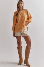 Load image into Gallery viewer, Floral jacquard long sleeve top
