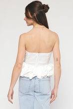 Load image into Gallery viewer, Tube Ruffle Bottom Bodice Top
