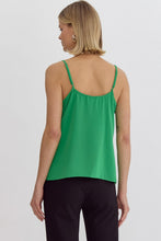 Load image into Gallery viewer, Lace Front Spaghetti Strap Tank
