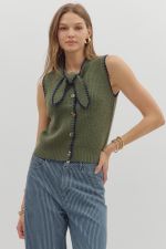 Blanket Stitch Sweater Tank