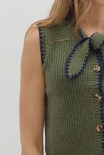 Load image into Gallery viewer, Blanket Stitch Sweater Tank
