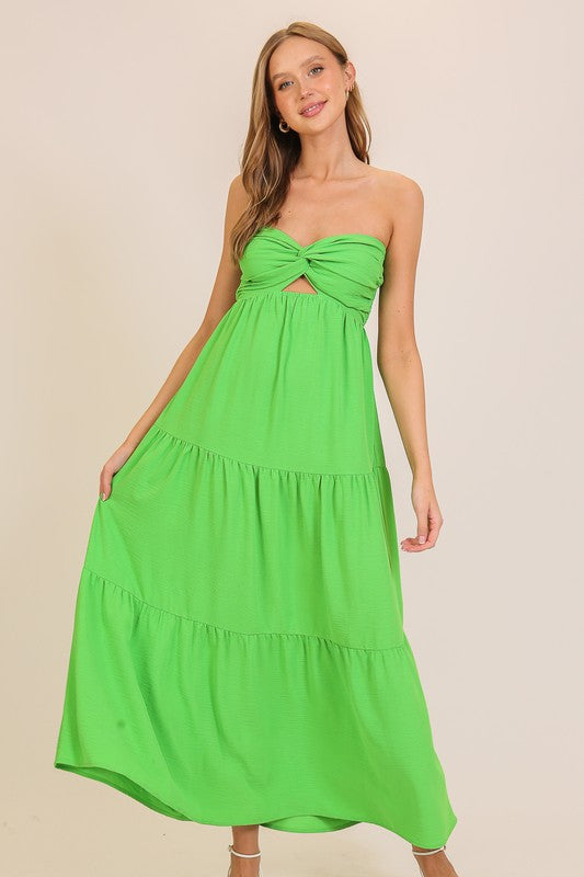 Cutout airflow Maxi Dress