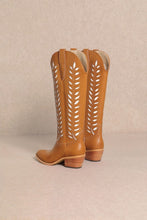 Load image into Gallery viewer, Lucia Leaves Cut Out Design Tall Cowboy
