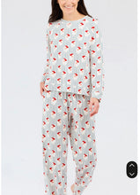 Load image into Gallery viewer, PJ Annie Santa Baby Stripes
