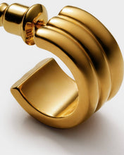 Load image into Gallery viewer, HANNA HUGGIE HOOP EARRINGS | Gold Coated
