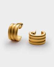 Load image into Gallery viewer, HANNA HUGGIE HOOP EARRINGS | Gold Coated
