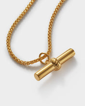 Load image into Gallery viewer, THEMIS T-BAR BRACELET | Gold Coated | 7
