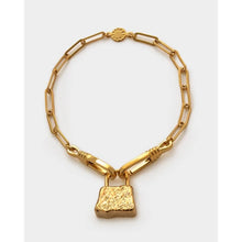 Load image into Gallery viewer, LUXE LOCK NECKLACE | Gold Coated | 18 11
