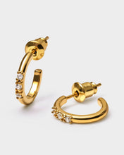 Load image into Gallery viewer, LUMIRA HOOP EARRINGS | Gold Coated | 1/2
