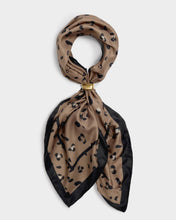 Load image into Gallery viewer, SATIN MULTIWAY SCARF | SMALL LEOPARD
