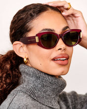 Load image into Gallery viewer, KATIE LOXTON RIMINI SUNGLASSES | Deep Red
