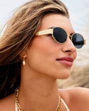 Load image into Gallery viewer, KATIE LOXTON SIENA SUNGLASSES | Matte Gold
