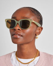 Load image into Gallery viewer, KATIE LOXTON MANHATTAN SUNGLASSES | Frosted Green
