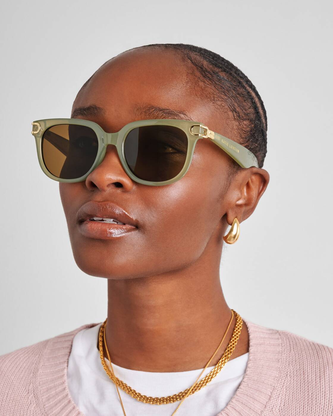 KATIE LOXTON MANHATTAN SUNGLASSES | Frosted Green – Dreams 