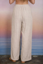 Load image into Gallery viewer, Textured Drawstring Detail Wide Leg Pant
