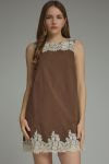 Load image into Gallery viewer, Lace Accent Shift Dress
